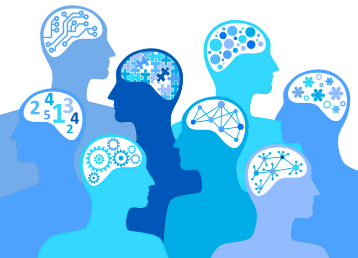 Mental health and wellness illustration